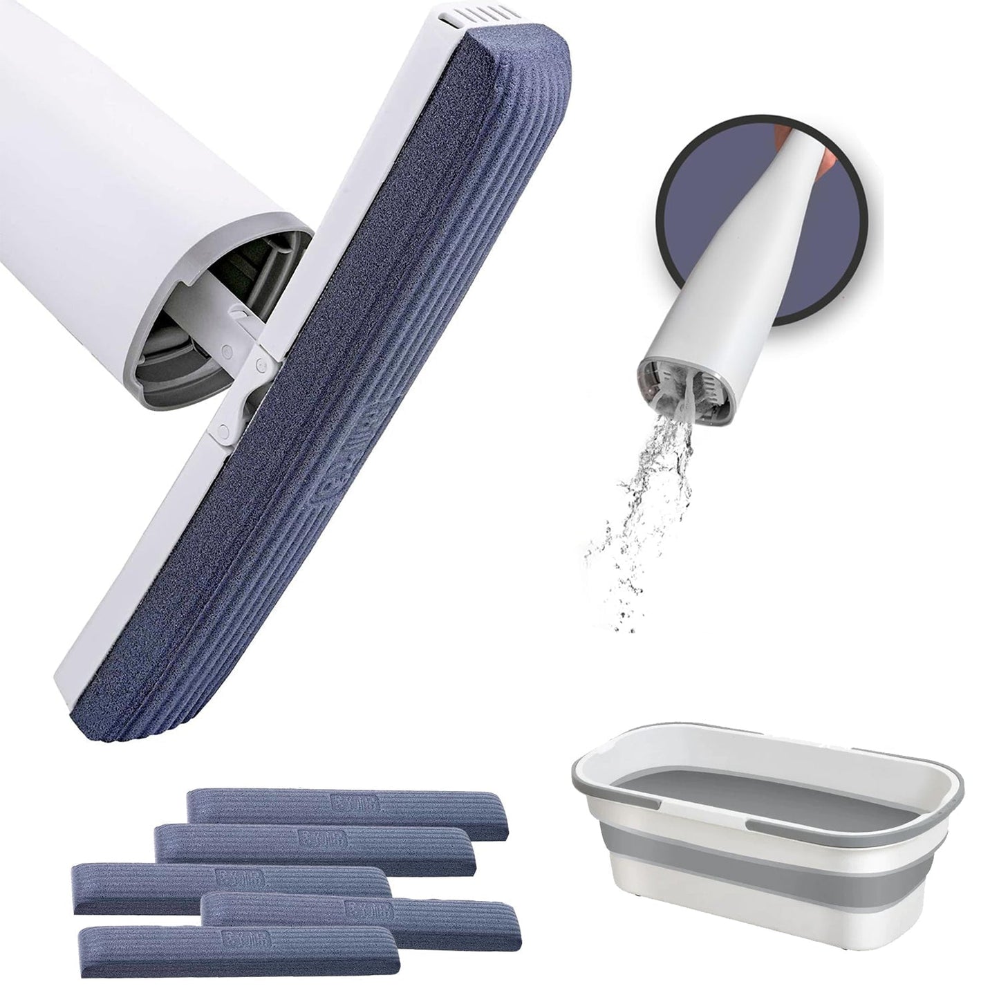 Fregona de Fibra Autoescurrible con Recambios - JUPPLIES