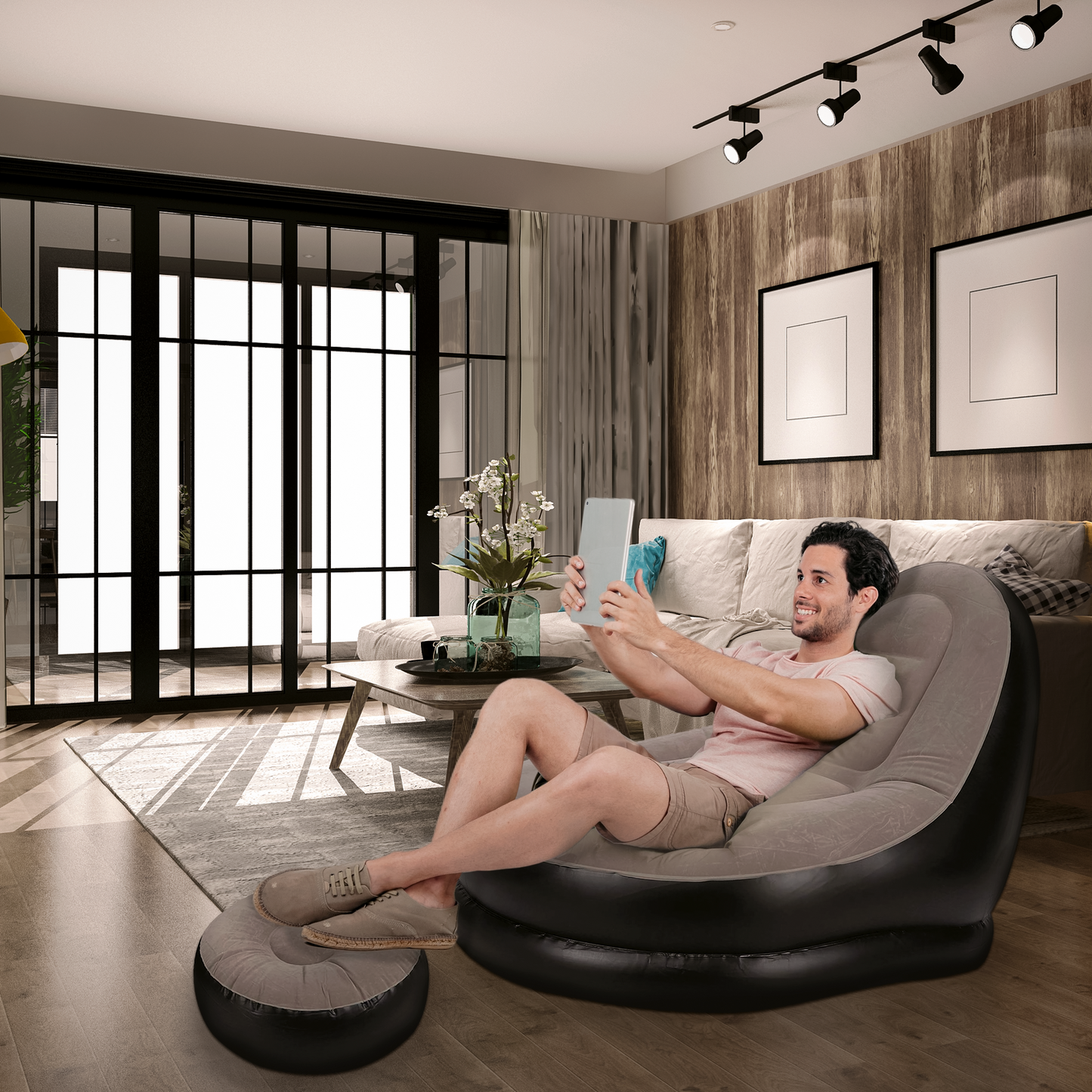 SOFÁ INFLABLE PORTÁTIL